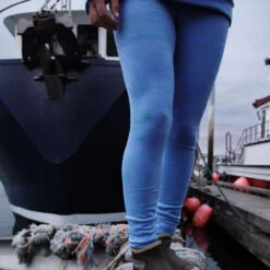 Grundens Maris Fishing Leggings X - Salmon Sisters Print -Fishing Gear Store grundens maris leggings x salmon sisters print sky blue 66840.1651206515