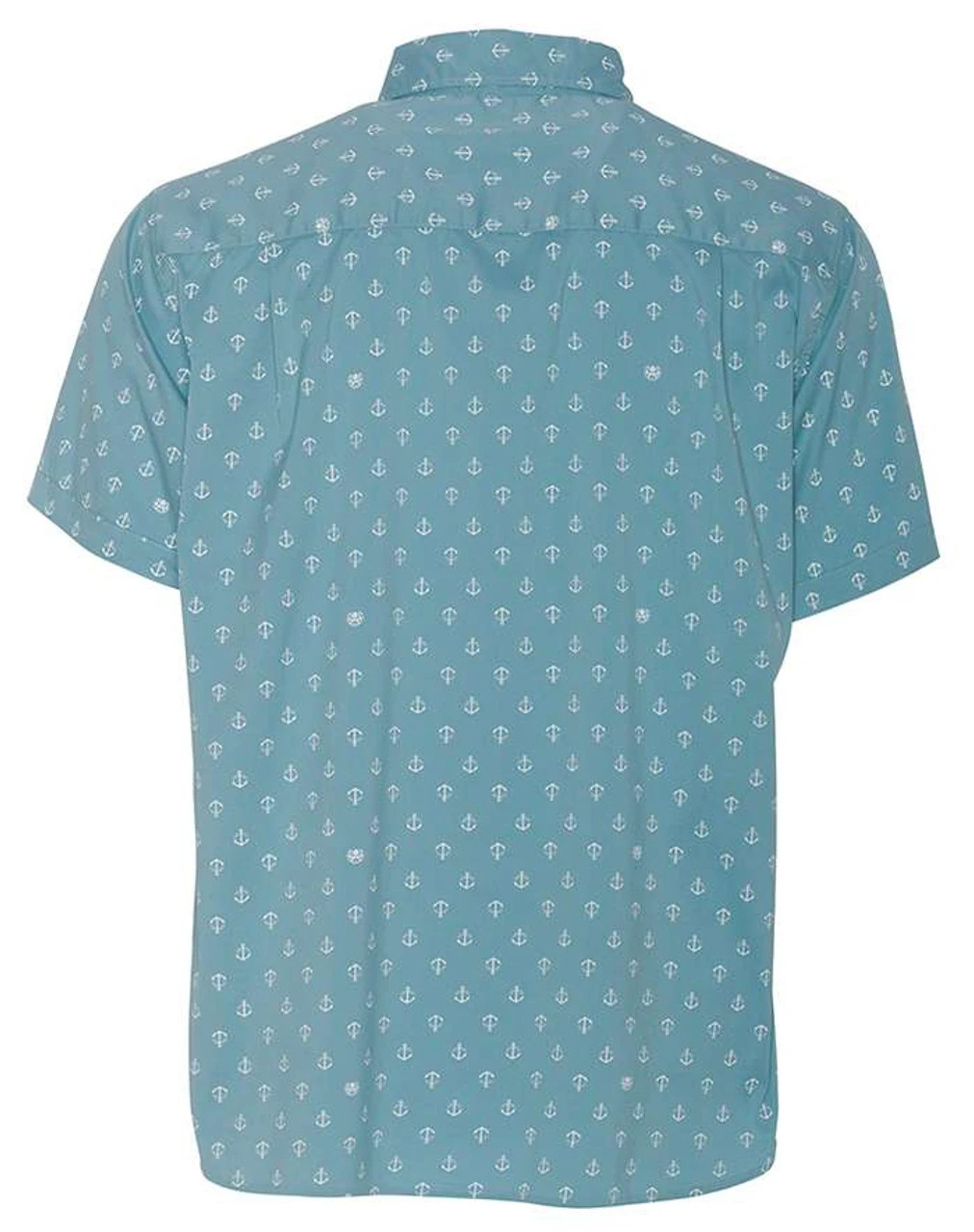 Grundens Platform Short Sleeve Shirt - Surf Anchor Print - 2X-Large 4 Grundens Platform Short Sleeve Shirt - Surf Anchor Print - 2X-Large - Image 2