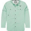 Jetty Bowline Long Sleeve Guide Shirt - Mint - Large -Fishing Gear Store jetty bowline guide shirt mint l 45062.1651415538