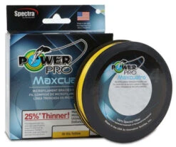 Power Pro PowerPro Maxcuatro Braided Fishing Line Hi-Vis Yellow 500yd Spools