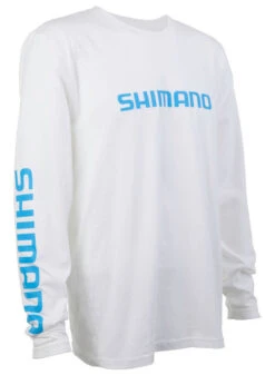 Shimano Logo Cotton Long Sleeve T-Shirts -Fishing Gear Store shimano logo cotton long sleeve t shirts 65285.1651243778