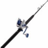 Accurate Valiant BV2-1000 - Silver/Blue - TackleDirect Platinum Hook Standup Combo -Fishing Gear Store tackledirect platinum hook tdps645080wtsin accurate bv2 1000 combo 22433.1651325882